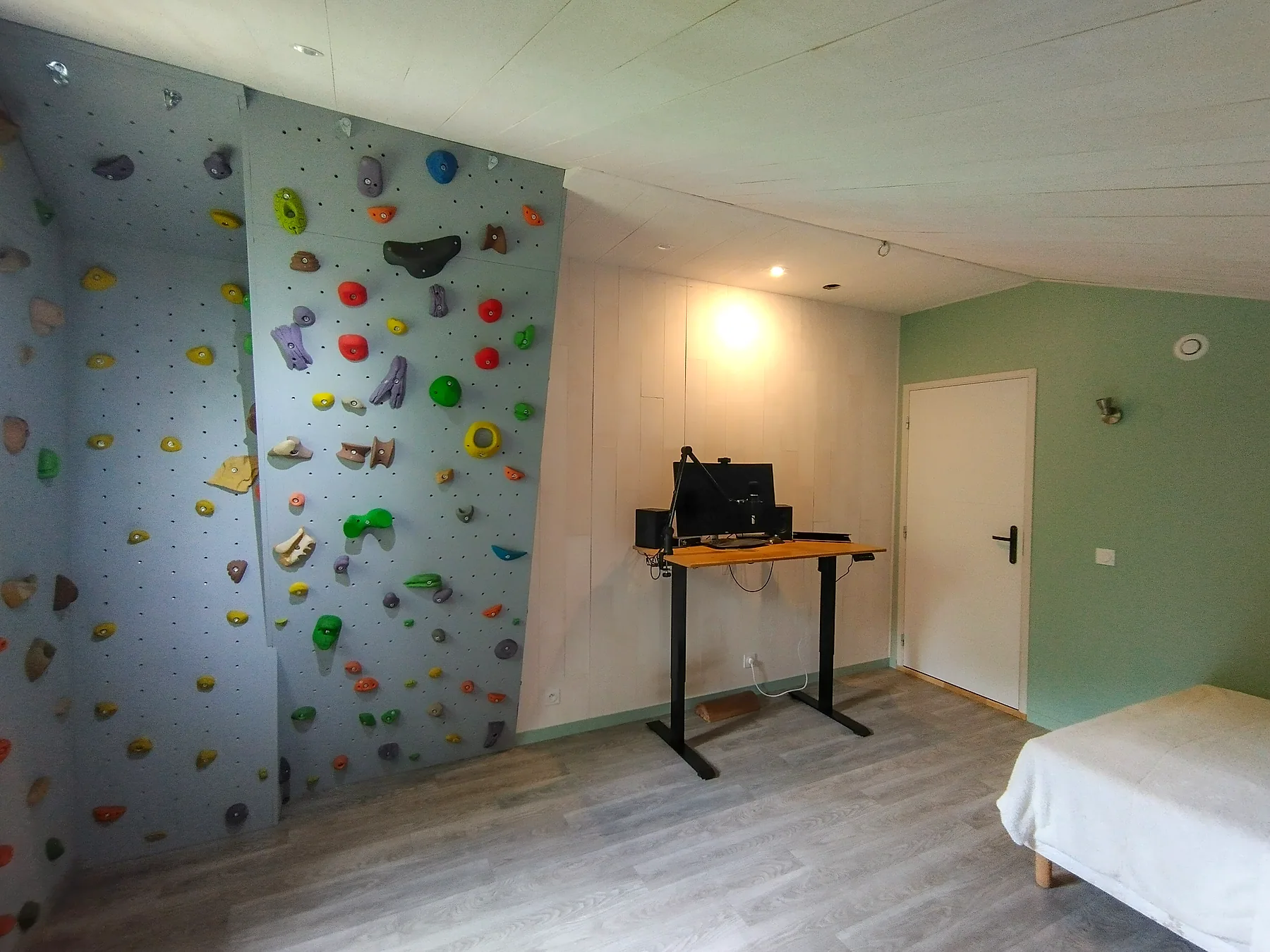 Salle d'escalade intérieure